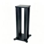 Wooden surround 
sound speaker stands