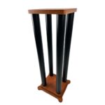Wooden surround 
sound speaker stands - Image 2