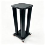 Wooden surround 
sound speaker stands