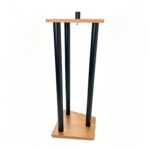 Wooden surround 
sound speaker stands - Image 4