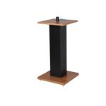 Wooden surround 
sound speaker stands