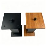 Wooden surround 
sound speaker stands - Image 4