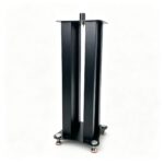 Wooden surround 
sound speaker stands