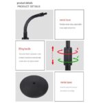 NB-206 Desktop 
Microphone Stand - Image 3