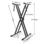 Double-braced 
keyboard stand - Image 4