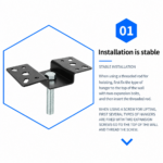 Ceiling suspension bracket and 100mm threaded rod - Image 4